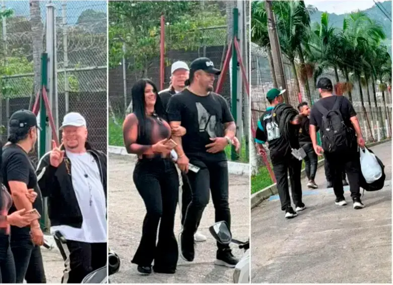 La cuestionada fiesta dentro de la cárcel de Itagüí fue amenizada por el cantante Nelson Velásquez. FOTOS: CORTESÍA.