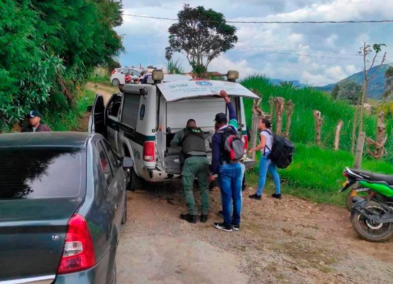 Las imágenes corresponden al feminicidio más reciente en Antioquia, el de Doris Gómez Zapata, el pasado 17 de noviembre. FOTO: CORTESÍA
