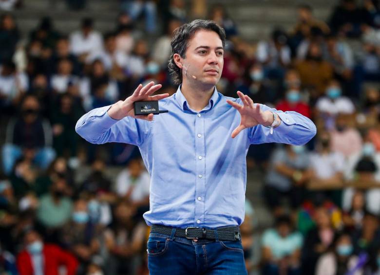 El alcalde Quintero reitera que, pese a lo evidenciado, no está participando en política. FOTO: MANUEL SALDARRIAGA