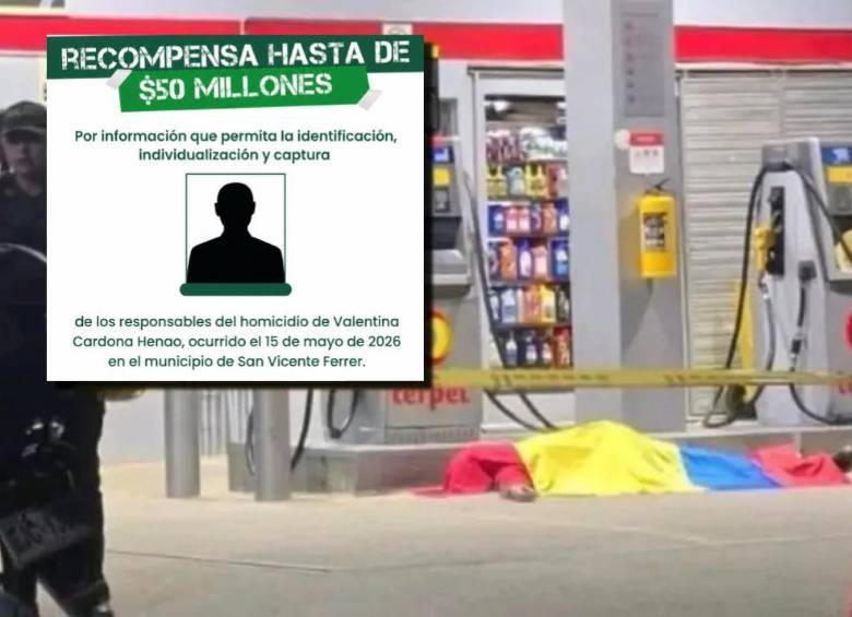 El pasado 15 de mayo, una joven de 24 años fue asesinada en una estación de gasolina en el Oriente de Antioquia. FOTO: Cortesía