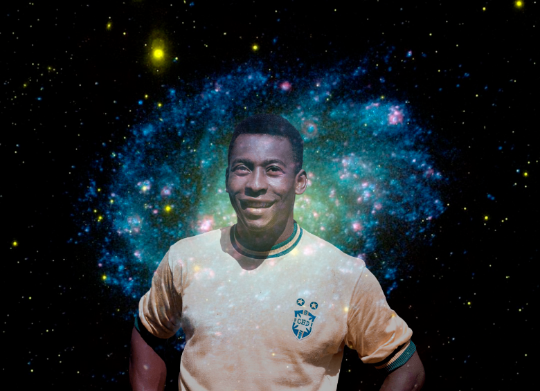 La Nasa rindió este homenaje al rey Pelé y publicó la imagen de esta galaxia en la constelación de Escultor. FOTO: NASA - CORTESÍA