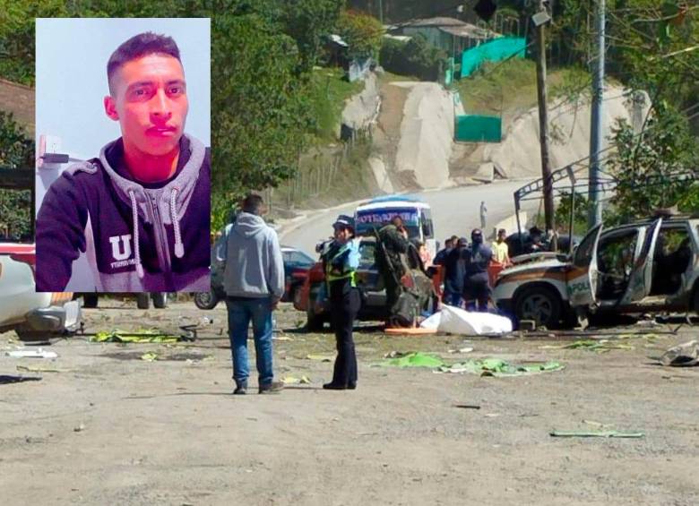 Israel Alberto Rengifo Higuita (fotodetalle), de 34 años, vivía en Medellín e iba a visitar a su familia en el Urabá. FOTOS: CORTESÍA