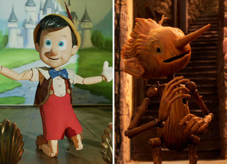Pinocho, de Robert Zemeckis se estrena este 8 de septiembre en el Disney Day de Disney+; Pinocho, de Guillermo del Toro se estrena el 9 de diciembre por Netflix. FOTOS Cortesía