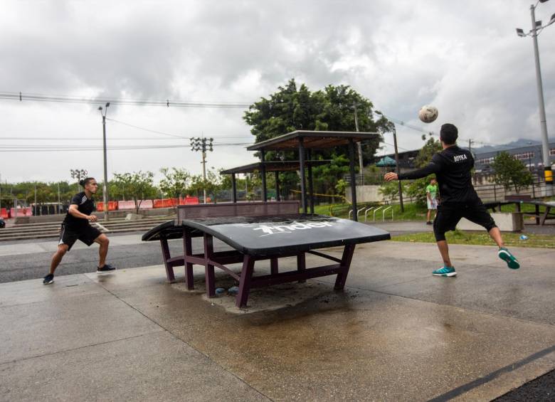 Este deporte se practica en la unidad deportiva Andrés Escobar, de Belén. Fotos: Camilo Suárez Echeverry. 
