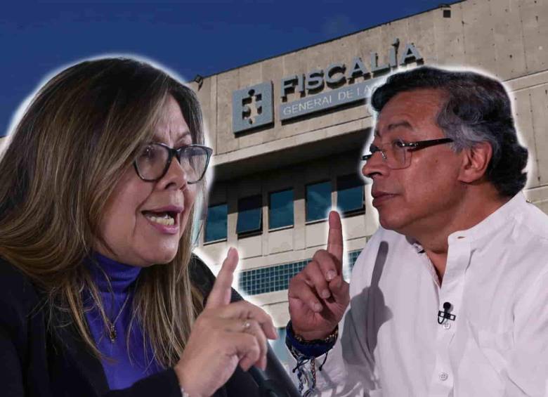Lo que parecía una relación cordial entre la fiscal Camargo y el presidente Gustavo Petro se ha ido deteriorando con el paso de los últimos meses. FOTO COLPRENSA Y PRESIDENCIA