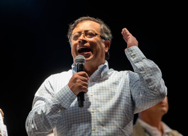 Gustavo Petro menciona estar listo para un debate ante Rodolfo Hernández. FOTO COLPRENSA