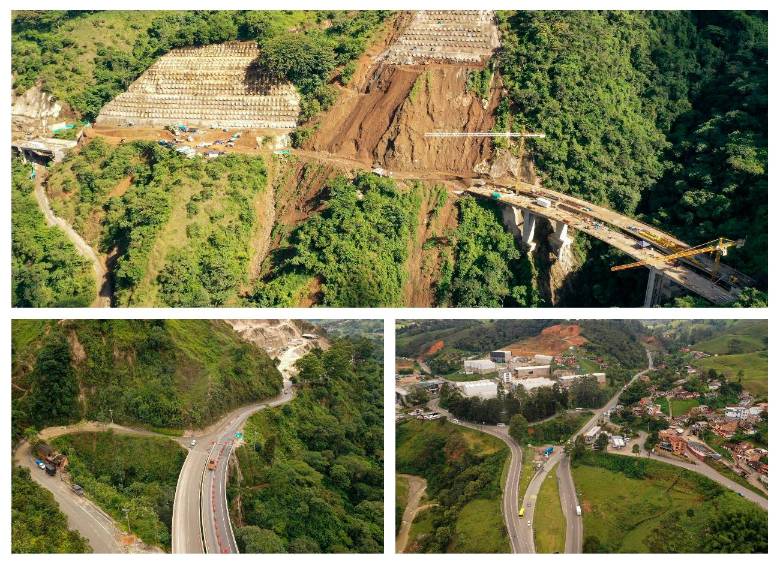 La Sinifaná, kilómetros en calzada sencilla y un intercambiador vial se cuentan entre los pendientes. FOTO Manuel Saldarriaga