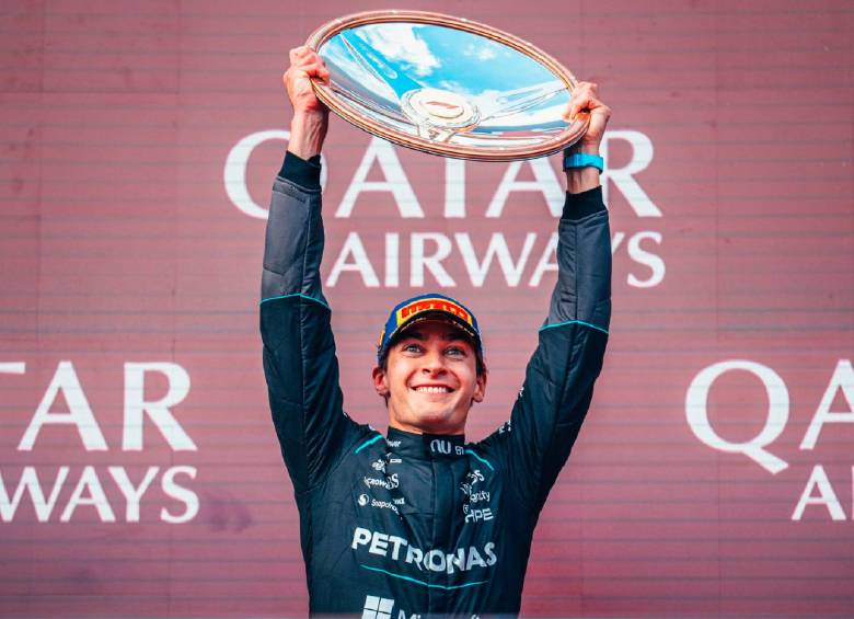 George Russell, de 28 años, es el primer líder del Mundial de F1-2026. FOTO @MERCEDES