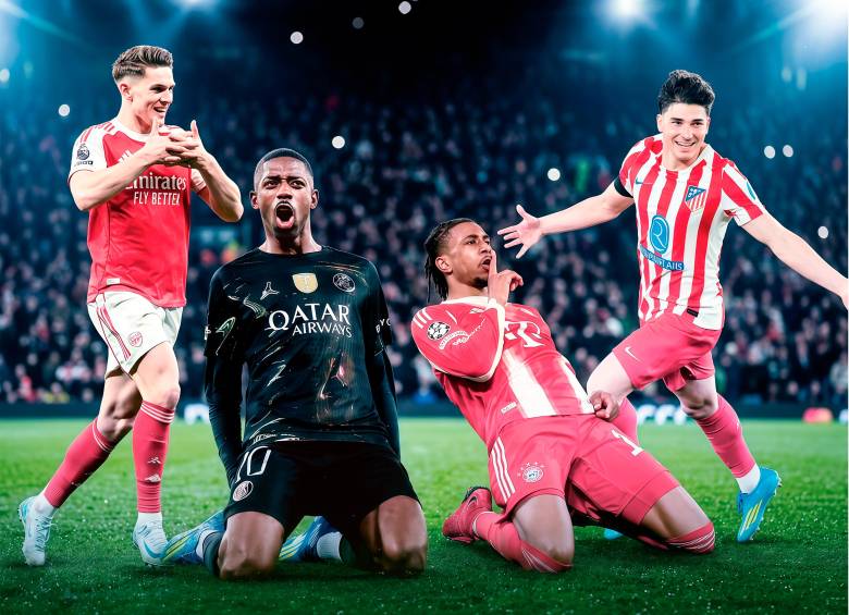 Dembelé (PSG), Olise (Bayern), Julián Álvarez (Atlético) y Gyokeres (Arsenal), cuatro figuras para las semifinales de la Champions League. FOTO GETTY-IA