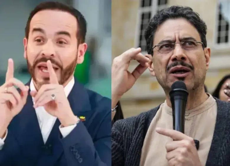 Abelardo De la Espriella e Iván Cepeda. Fotos: Colombiano y Colprensa