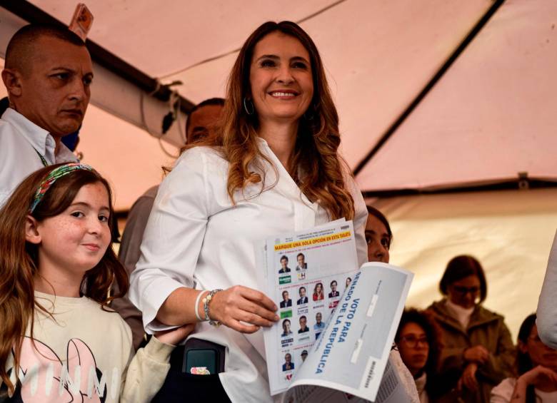 Paloma Valencia ganó la Gran Consulta por Colombia: en Antioquia barrió con el 90% de los votos de las tres consultas. FOTOS: Cortesía