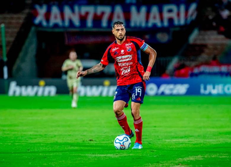 El delantero argentino Francisco Fydriszewski ha sido una de las figuras del Medellín en los juegos de Copa Libertadores. Foto: Juan Antonio Sánchez