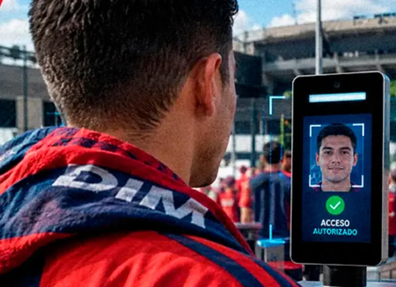 La nueva tecnología busca identificar a los aficionados que ingresan al estadio y facilitar el trabajo de las autoridades en materia de seguridad. FOTO: @DIM