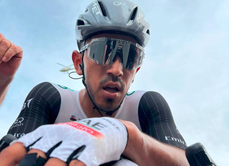 Molano no pierde la ilusion de ganar etapa en la presente Vuelta a España. FOTO TWITTER UAE 