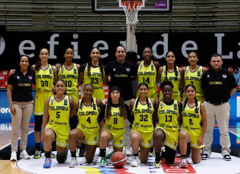 Antioquia aporta cinco talentos a la Colombia sub-15 de baloncesto que disputa el Sudamericano en Venezuela