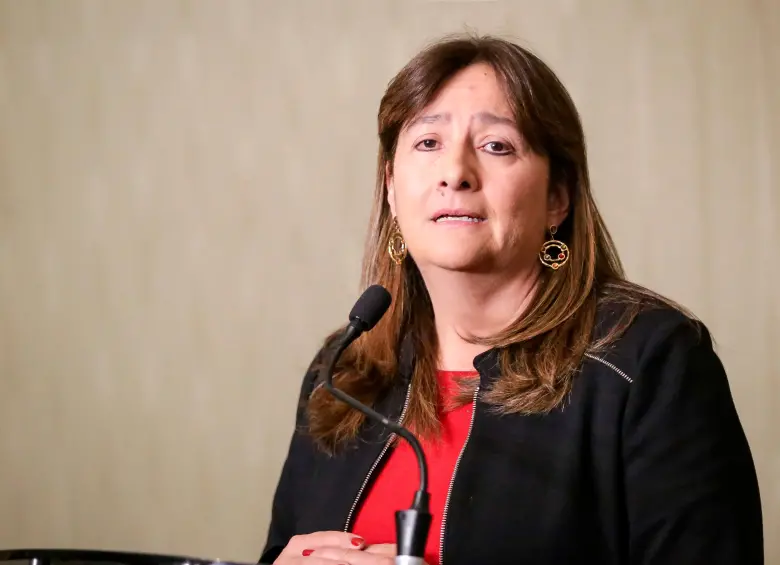 Ángela María Buitrago, exministra de Justicia del gobierno de Gustavo Petro. FOTO: COLPRENSA.