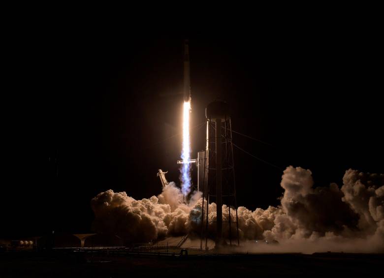 Con éxito despegó tercera misión comercial de la NASA y SpaceX