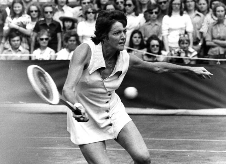 La australiana Margaret Court empezó su carrera en el circuito profesional femenino en 1959 y la terminó en 1977, con 35 años. FOTO Getty 