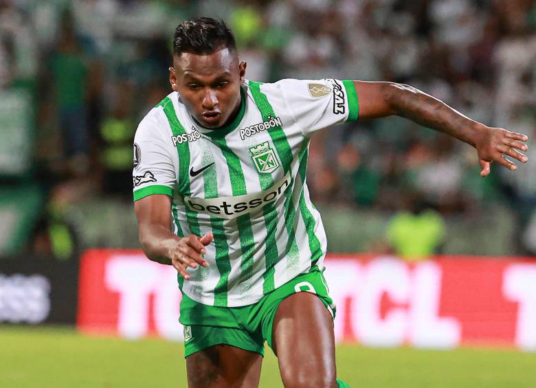 Alfredo Morelos atraviesa un extraordinario momento con Atlético Nacional y pretende continuar en el club. FOTO Manuel Saldarriaga