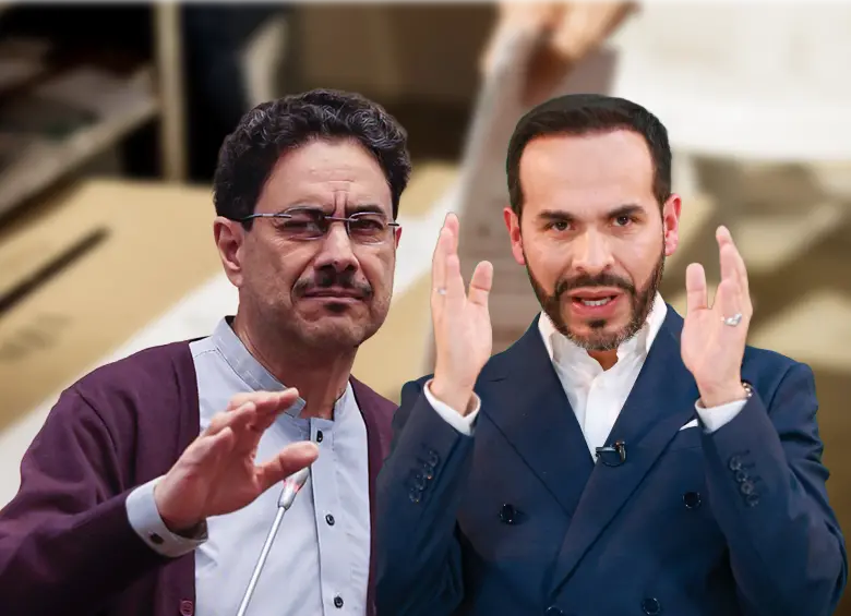 Abelardo de la Espriella (derecha) e Iván Cepeda (izquierda) fueron los dos candidatos más votados en Medellín. FOTO: El Colombiano