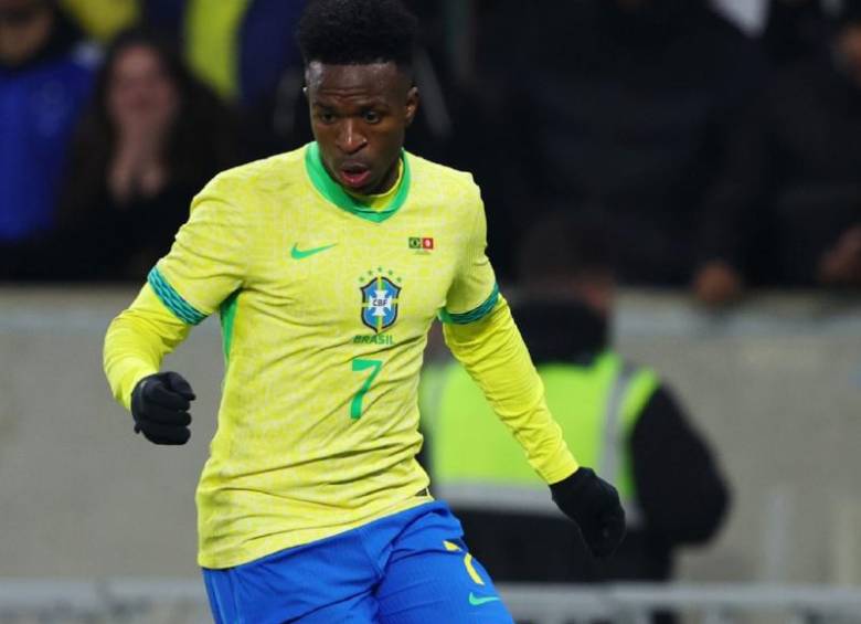 Vinícius fue uno de los pocos hombres que se destacó en Brasil en su debut en el Mundial. Anotó en el empate 1-1 frente a Marruecos. Foto: Getty