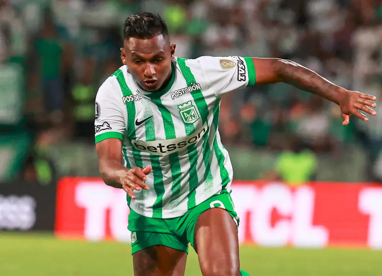 Alfredo Morelos atraviesa un momento estelar con Atlético Nacional y puede ser el hombre gol frente a Junior. FOTO MANUEL SALDARRIAGA