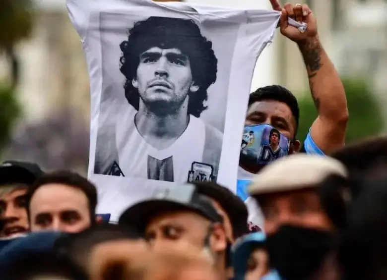 En Argentina piden justicia por la muerte de la leyenda Diego Armando Maradona. FOTO: AFP