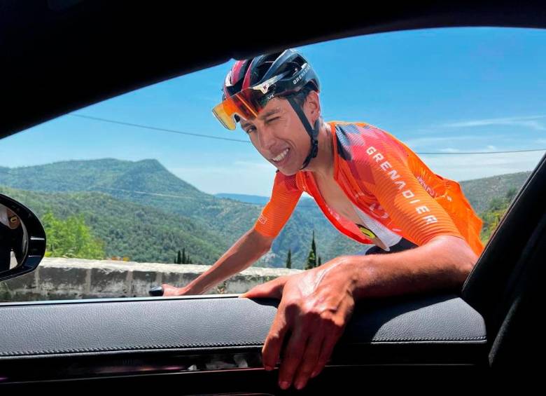 Egan Bernal estaría en el Tour al lado de su compatriota y compañero en Ineos Daniel Felipe Martínez. FOTO INSTRAGRAM EGAN