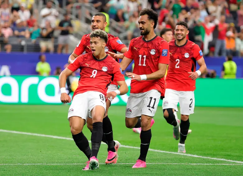 Emam Ashour fue el anotador del gol de Egipto en los 90 minutos. FOTO: X Egypt National Team