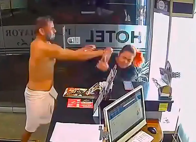 Video | Hombre atacó brutalmente a trabajadora de hotel en Medellín: autoridades confirman captura