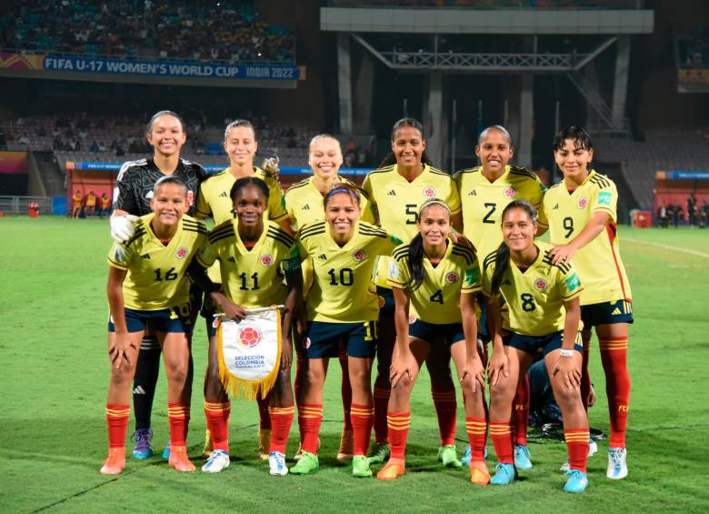 Este es el seleccionado sub-17 femenino, segundo en el Mundial de India. FOTO FCF