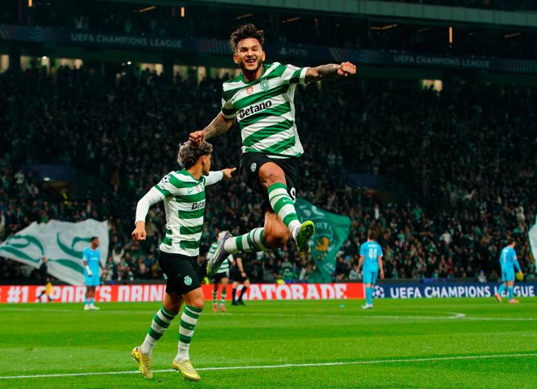 Luis Suárez atraviesa un momento extraordinario con el Sporting de Lisboa, que busca su clasificación directa a los octavos de final. FOTO: GETTY