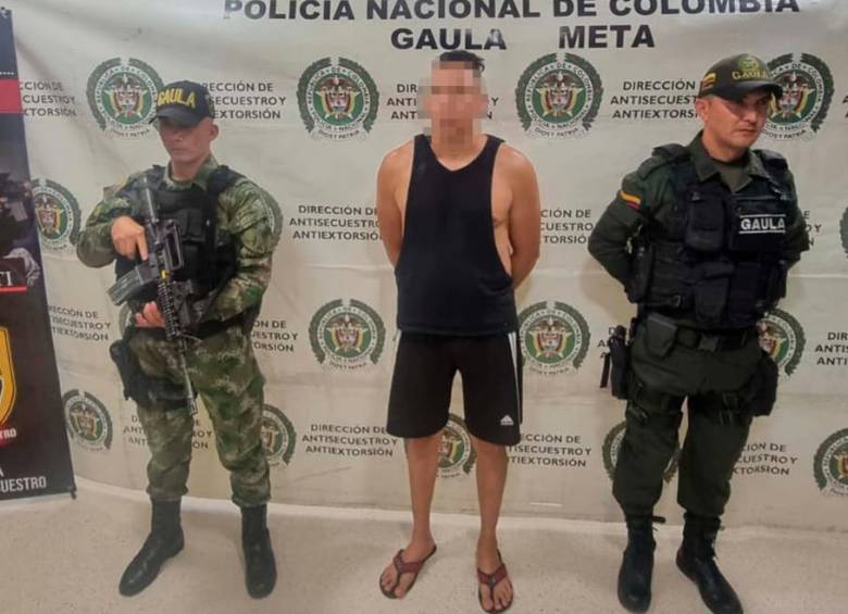 Alias “el Gigoló” es un venezolano de 30 años, capturado en Villavicencio, Meta. FOTO: CORTESÍA DEL GAULA.