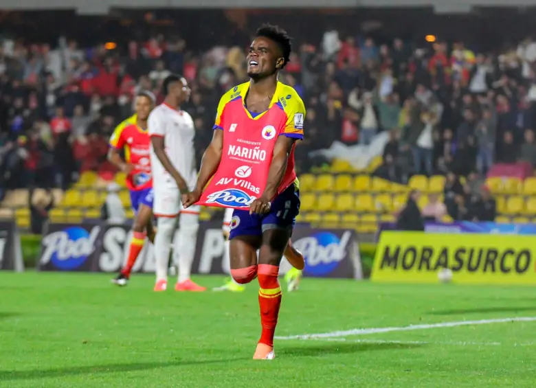 Andrey Estupiñán es el goleador de la Liga Betplay con 13 goles anotados en 19 partidos. FOTO: COLPRENSA