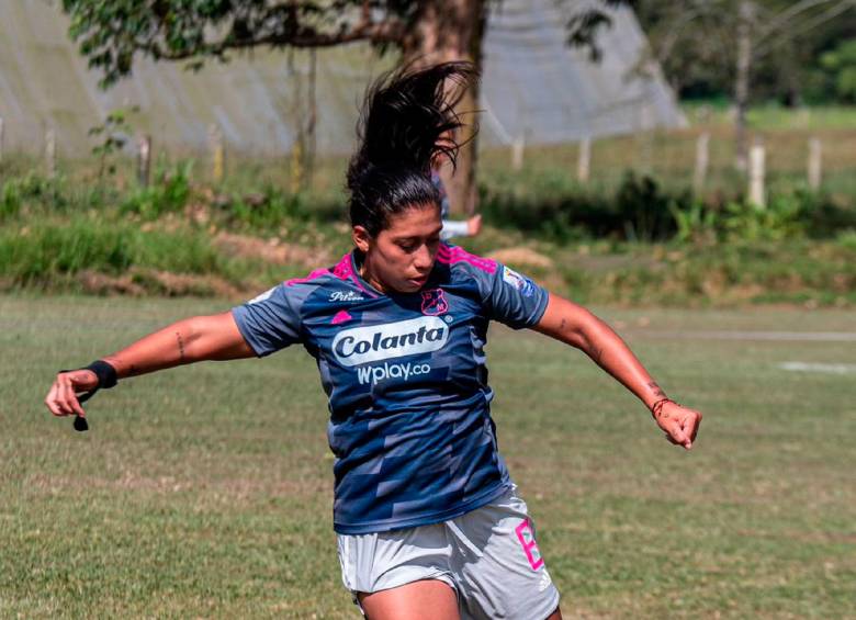 La mediocampista Ana Mile González llegó como refuerzo al DIM para esta temporada, proveniente de Millonarios. FOTO: Cortesía DIM