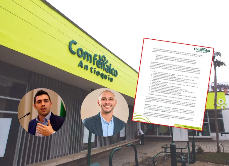 La Asamblea Extraordinaria de Comfenalco Antioquia quedó convocada para el 5 de agosto, dos días antes del cambio de gobierno, cuando se elegirá el nuevo Consejo Directivo de la caja. Esteban Restrepo y Juan Pablo Morales, entre los opcionados a la gerencia. FOTO EL COLOMBIANO