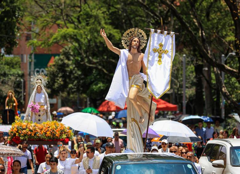 La procesión de Resurrección es una de las más concurridas. FOTO Manuel Saldarriaga