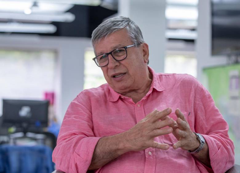 Jorge Gómez Gallego, exrepresentante a la Cámara por Antioquia y candidato por el partido Dignidad y Compromiso. FOTO: JUAN ANTONIO SÁNCHEZ OCAMPO