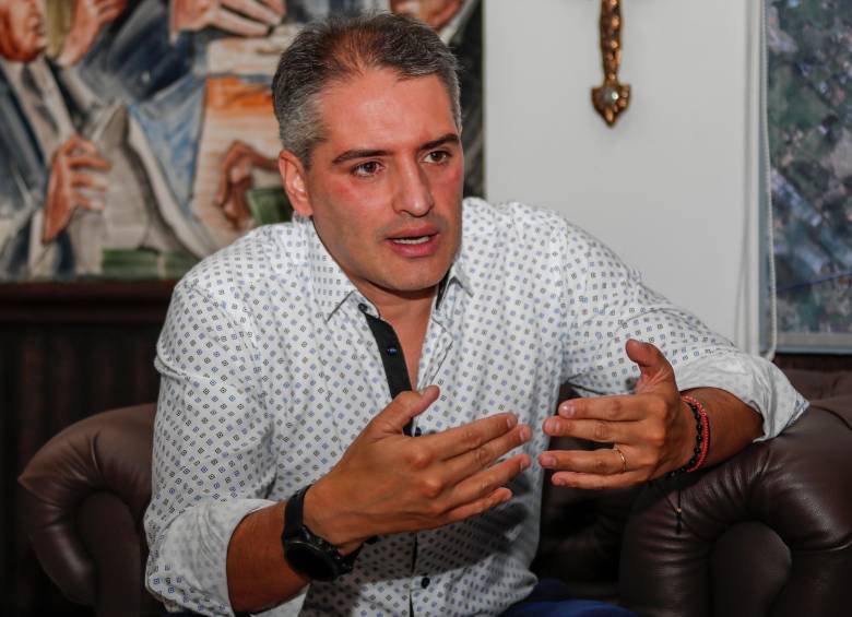 Andrés Julián Rendón afirmó que tiene interés en aspirar a la Gobernación de Antioquia. FOTO: RÓBINSON SÁENZ