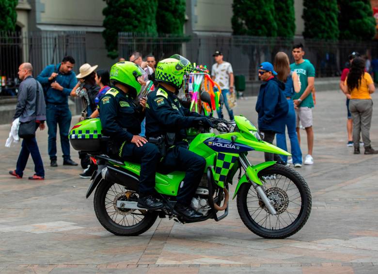 A Medellín y el Área Metropolitana llegarán 300 nuevos policías. Foto: EL COLOMBIANO. 