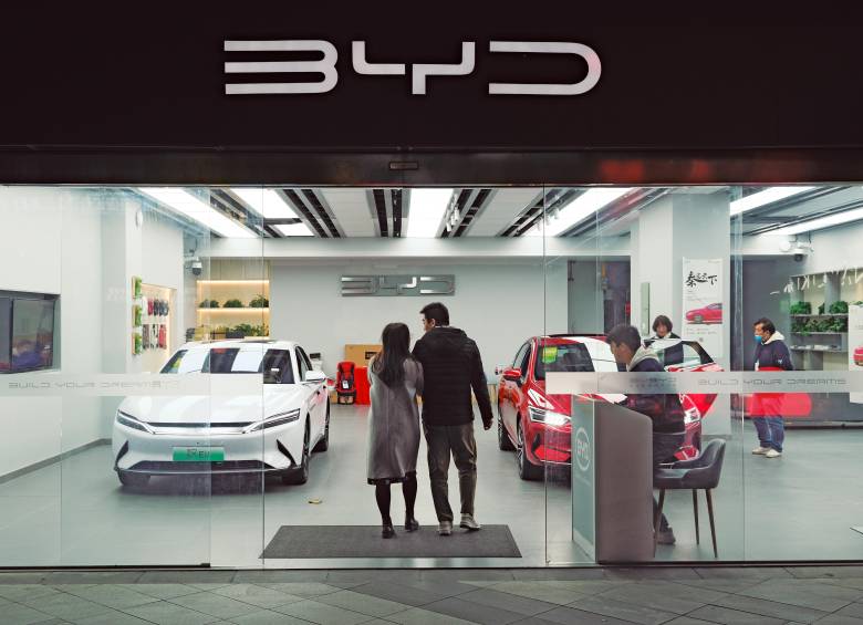 Las chinas BYD y Chery registran el mayor crecimiento en ventas en Colombia en el acumulado a octubre. FOTO GETTY