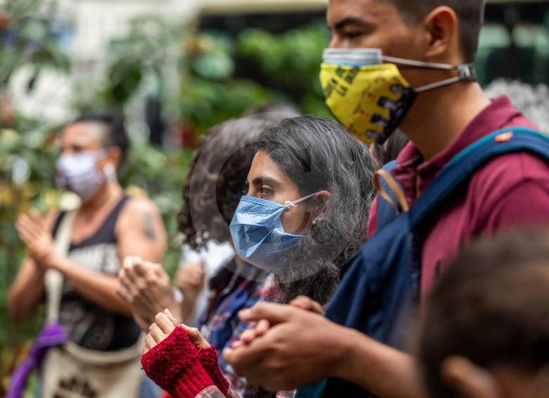 Imagen de referencia sobre las manifestaciones ciudadanas que se viven en Medellín este miércoles 9 de junio. FOTO: CAMILO SUÁREZ