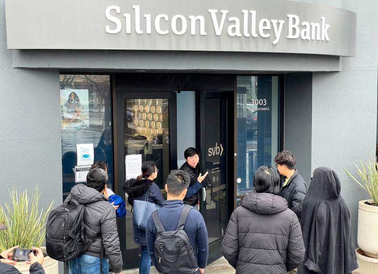 La caída de Silicon Valley Bank (SVB) implantó dudas sobre la salud del sector financiero estadounidense y la estricta política monetaria de la Reserva Federal. FOTO Getty