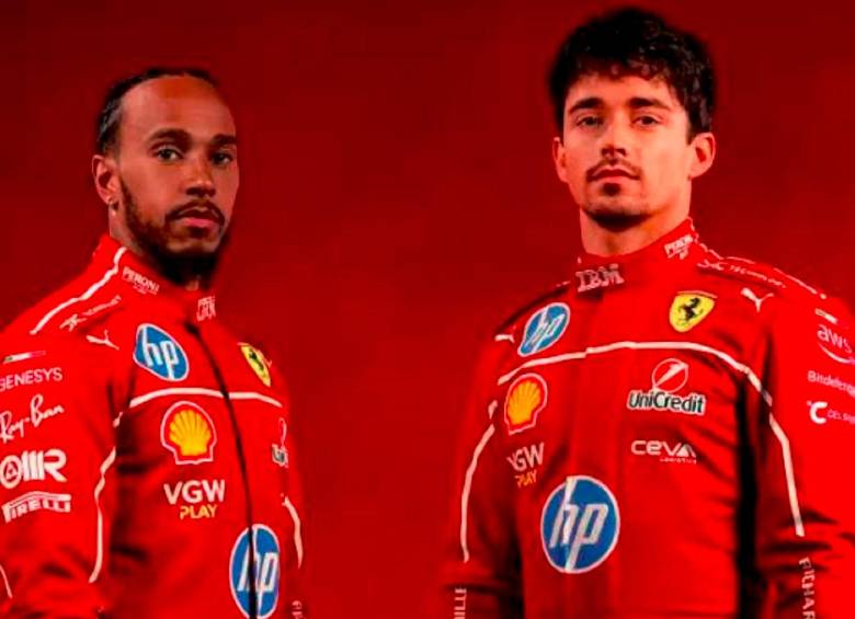 Lewis Hamilton y Charles Leclerc, compañeros de equipo, tuvieron un altercado en el GP de Miami. FOTO Scuderia Ferrari