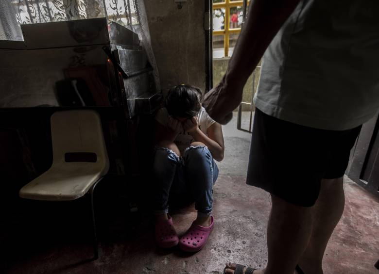 Imagen de referencia de una mujer violentada. Foto: Andrés Camilo Suárez