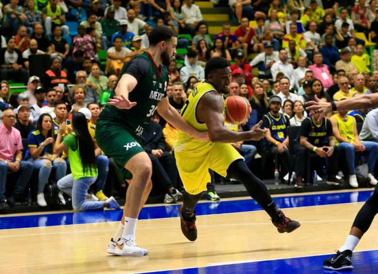 Andrés Ibargüen fue el más valioso de Colombia en el duelo ante México, anotó 19 puntos. FOTO ANDRÉS CAMILO SUÁREZ