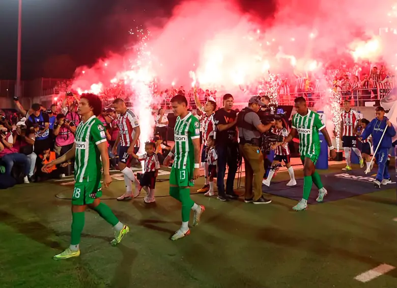 Atlético Nacional espera poder darle vuelta al resultado en el partido de vuelta, que se jugará el lunes 8 de junio en Medellín. FOTO Colprensa 
