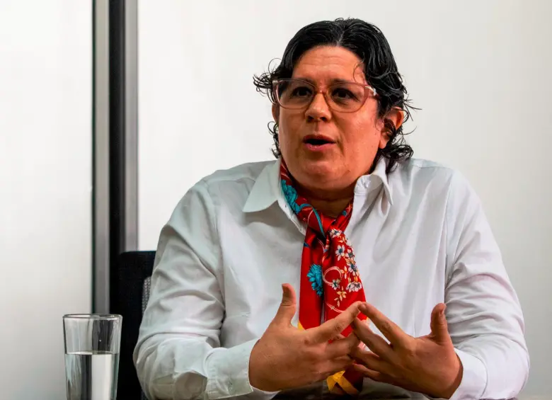 Laura Moisa pasó de la academia a ser codirectora del Banco de la República en febrero de este año. FOTO JULIO CÉSAR HERRERA. 