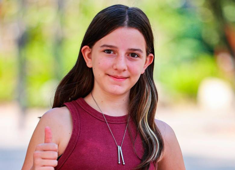 A sus 13 años, Violeta demuestra que no existe una edad determinada para comenzar a explorar aquello que nos apasiona. FOTO: El Colombiano