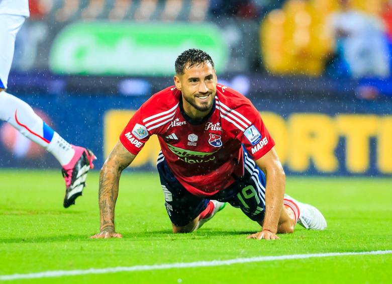 Francisco Fydriszewski suma un gol con el Medellín en los 21 partidos disputados en el Torneo Apertura del 2025. Tiene contrato hasta el 31 de diciembre de 2026. FOTO: CAMILO SUÁREZ